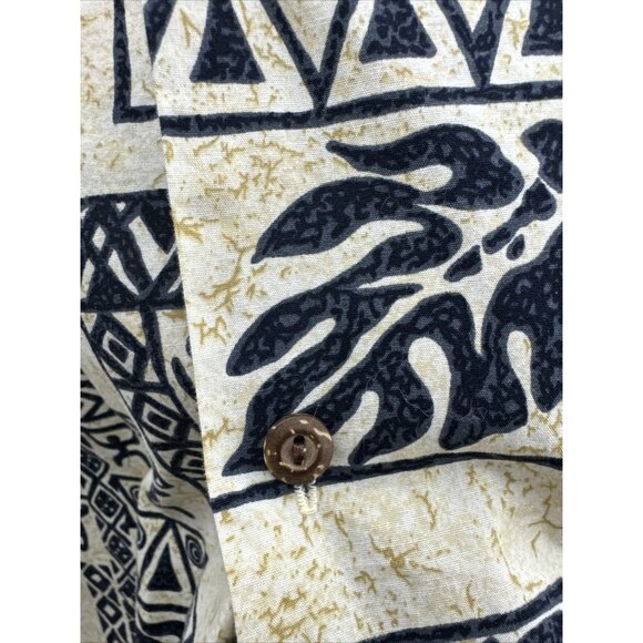 Ho Aloha Vintage Hawaiian Tropical Turtle Sea Life  Men's Size XL Shirt Vacation - Picture 2 of 4